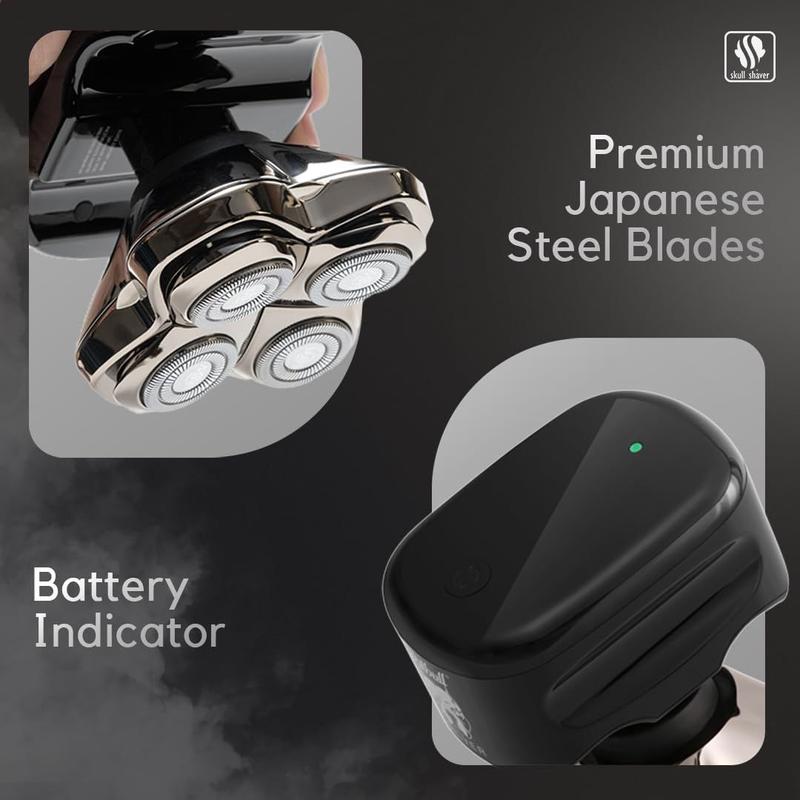 Shaver Skull Shaver Pitbull Silver PRO SX5 para cabeça e rosto